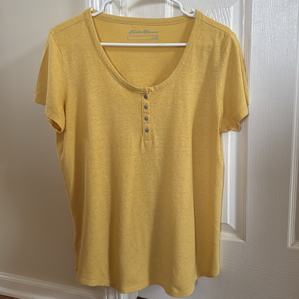 Eddie Bauer -Hemplify Short-Sleeve Henley